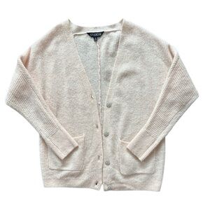 Studio Women's Pink Cardigan Sweater